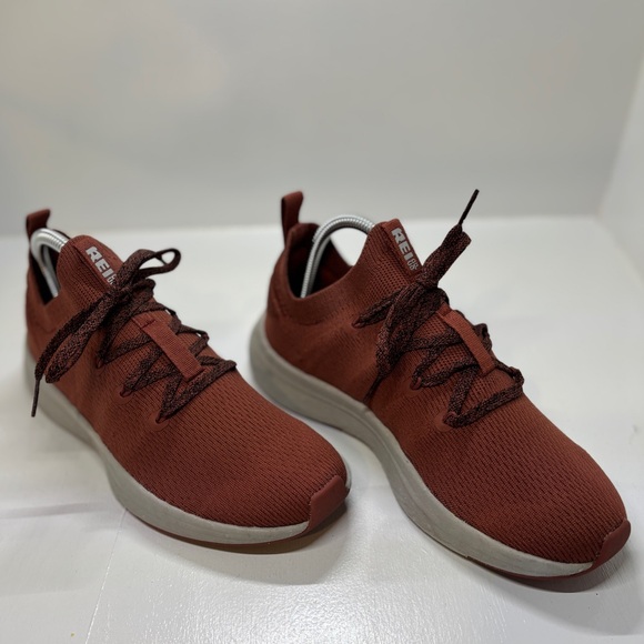 REI Co-op Women’s Knit Athletic Sneakers Rust Red Size 8 Lightweight Comfort - Picture 2 of 11